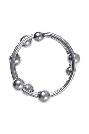 Большое металлическое кольцо под головку пениса